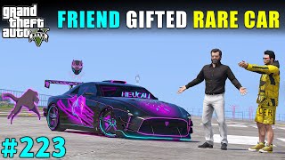 MICHAELS NEW LUXURY CAR AS A GIFT  GTA V GAMEPLAY 223 [upl. by Publus]