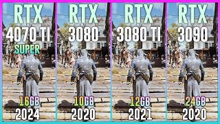 RTX 4070 TI SUPER vs RTX 3080 vs RTX 3080 TI vs RTX 3090  Test in 20 Games [upl. by Dubenko]