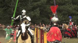 Jousting Tournois du Lys DArgent Quebec 2010 [upl. by Ariay]