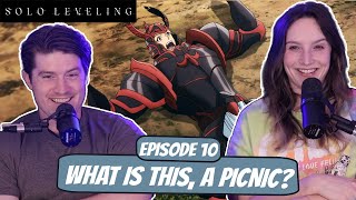 JINWOO AND JINHO DYNAMIC DUO  Solo Leveling Wife Reaction  Ep 1x10 “What Is This A Picnic” [upl. by Retsek291]