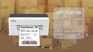 Xprinter Waybill Printer amp Shipping Label Printer XPD463B for Warehouse and Logistics [upl. by Richy]