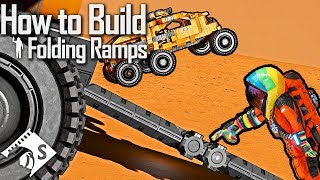 How to Build a Folding Ramp  Space Engineers Tutorial [upl. by Shelman205]