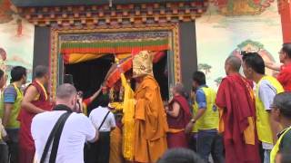 Cremation of Kyabje Tenga Rinpoche Part 1 [upl. by Anitnatsnok]