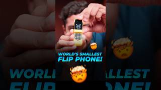 Worlds Smallest Flip Phone 🤯 shorts [upl. by Kopaz]