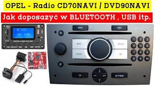 OPEL Cd70Navi  DVD90Navi Jak dołożyć USB i Bluetooth [upl. by Ertha]