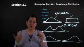 Describing a distribution for One Quantitative Variable [upl. by Euf]