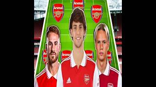 Arsenal Predicted Lineup With Transfers  Arsenal Transfers News arsenal short shorts football [upl. by Ganny]