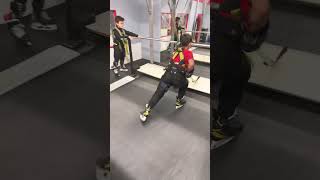 Grinding on the skating treadmill 🔥 Building explosive power endurance and that nextlevel [upl. by Acinomal]