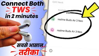 How To Connect Both Earbuds At The Same Time Only one earbuds connecting Reset TWS Earbuds 2024 [upl. by Ayana]