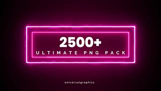 2500 ULTIMATE PNG PACK universalgraphics [upl. by Stevenson]