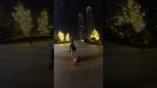 Chengdu night lights skate pt 22  LDP China Long Distance Pushing w distracteddiner Boas [upl. by Etezzil]