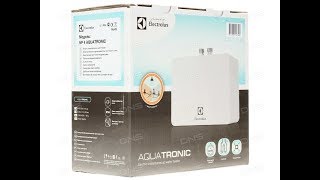 Электроводонагреватель проточный Electrolux NP 6 Aquatronic 6 кВт [upl. by Airakaz]