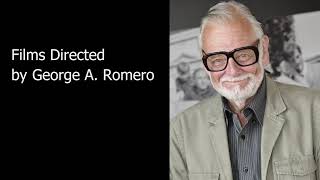 George A Romero [upl. by Llenol]