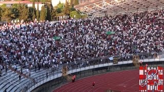 Provokacija Policije  Torcida bez transparenata  Hajduk  Lokomotiva  1 ut finala Kupa [upl. by Wassyngton]