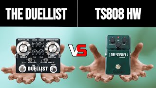 King Tone The Duellist VS Ibanez TS808HW Sound Test [upl. by Yob]