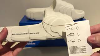 ADIDAS ADILETTE 22 SLIDES Off White [upl. by Eblehs]