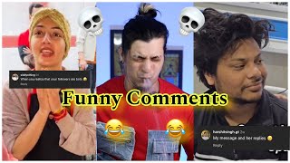 Non Stop Funny Instagram Comments  Ankur khan [upl. by Knoll880]