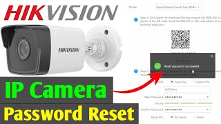 How To Reset Hikvision IP Camera ka Password Reset Kaise Kare [upl. by Lidia]