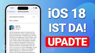 iOS 18 Update ist da Wie kann man iOS 18 installieren  Vollständige Anleitung Deutsch [upl. by Helaina]