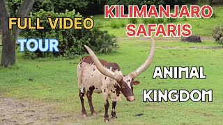 FULL VIDEO TOUR  KILIMANJARO SAFARIS  ANIMAL KINGDOM  Big Brother Journey travel disney [upl. by Seward552]