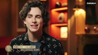 Timothée Chalamet speaks French with English subtitles in quotMillennial Babyquot [upl. by Bouton]