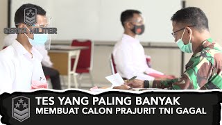 Tes Yang Paling Banyak Membuat Calon Prajurit TNI Gagal  CERITA MILITER 5 [upl. by Aicinod34]