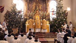 25 Dezember 2022  Lev Hochamt im tridentinischen Ritus  Priesterseminar Herz Jesu [upl. by Sedaiuqlem416]