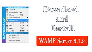 WAMP Server Download and Installation in windows 7  WAMP server for 32 bit OS [upl. by Merete]