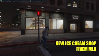 Ice Cream Parlour MLO  Fivem Custom MLO  GTA 5 [upl. by Nedyrb]