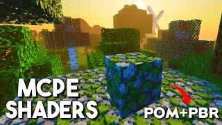 SHADERS POMPBR PARA MCPE 118 e 117  ULTRA REALISTA MINECRAFT PE GRAPHICS [upl. by Nylac509]