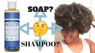 BODY WASH AS SHAMPOO FOR MY NATURAL HAIR   Tender Love amp Hair [upl. by Sabelle]