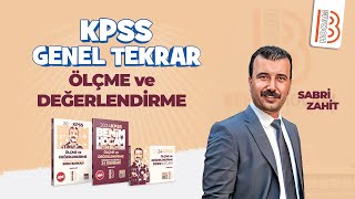 Ölçme ve Değerlendirme  Tek Videoda Genel Tekrar  Sabri Zahit  KPSS 2024 [upl. by Carly]