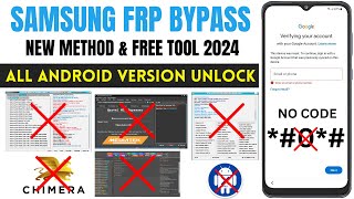 FREE METHOD SAMSUNG FRP BYPASS UNLOCK NEW TRICK 2024 NO CHIMERA NO 0 CODE [upl. by Kelsi887]