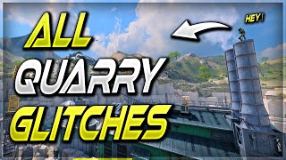 COD MW3 GLITCHES QUARRY ALL BEST WORKING GLITCHES amp SPOTS [upl. by Eugaet]