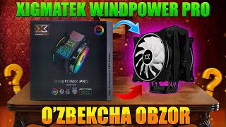 HIGMATEK WINDPOWER PRO  MARKAZIY PROTSESSOR SOVUTGICHI  OZBEKCHA OBZOR 2022 [upl. by Cayla]