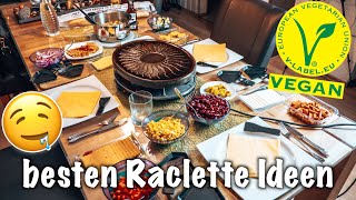 Raclette DAS MUSST DU PROBIEREN vegan ∙ einfache Ideen ∙ perfekt für Silvester und Weihnachten [upl. by Sladen]