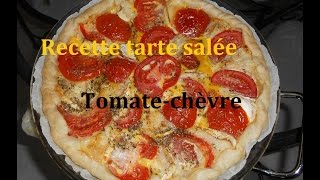 Cuisiner une tarte tomate chevre [upl. by Tnilc]