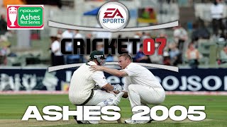 🔴 Live  Cricket 07  Ashes 2005 Scenario  Nostalgic  Retro gaming [upl. by Ahsiekel]