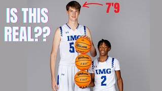 Who is Olivier Rioux The Tallest Basketball Player in the World [upl. by Flodnar]