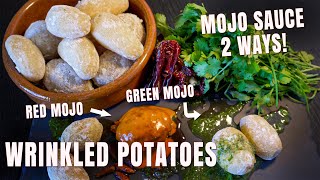 Canary Wrinkly Potatoes with Mojo Picon 2 Ways  EASY TAPAS DISHES  Chef James [upl. by Tneicniv177]