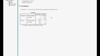 SPSS Korrelation Del B [upl. by Adaj]