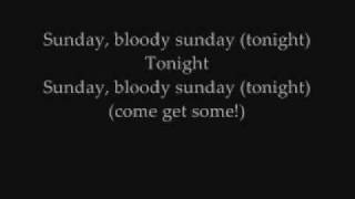 Sunday Bloody Sunday  U2 with lyrics [upl. by Egas162]