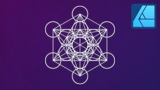 How to Draw Metatron’s Cube in Affinity Designer [upl. by Graves540]