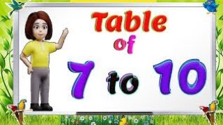 Table Rhymes  Table Song  Number Song  7 Times Table 8 Times Table tables CoComelon [upl. by Hasheem]