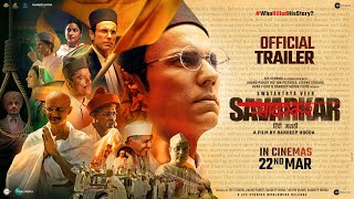 Swatantrya Veer Savarkar  Trailer  22nd March  Randeep Hooda  Ankita Lokhande  Amit Sial [upl. by Occir]