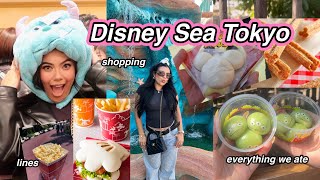 WHAT I ATE AT DISNEY SEA Tokyo DisneySea Vlog 🇯🇵✨🏰🌠 [upl. by Cutcheon]