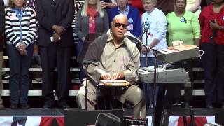 Stevie Wonder Opens Up to Concert Crowd about His New Instrument the Harpejji [upl. by Normandy478]