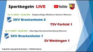 SKV Brackenheim 1  SV Mettingen 1 Oberliga Nordwürtt Männer [upl. by Victoria]