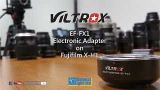 Viltrox EFFX1 Electronic Adapter Testing on XH1 for Canon EFEFS Lens to Fujifilm X mount Camera [upl. by Giraldo]