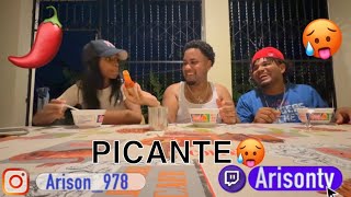 🌶️COMIENDO COMIDA PICANTE 🥵 NOS FUIMOS EN BOMITO🤢 [upl. by Rai896]